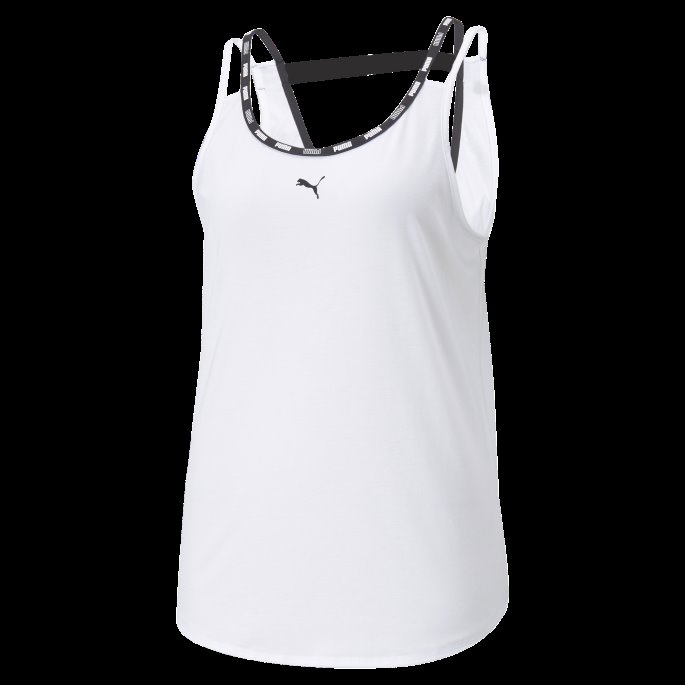 Puma På Tilbud Hvit Sterk Tri-blend Treningsskjorte Dame