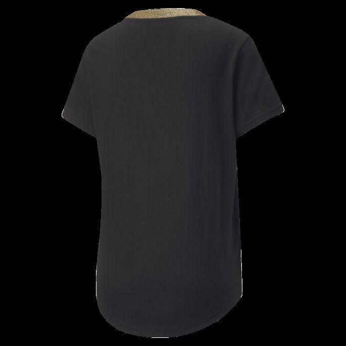 Deco Glam Kortermet Treningsskjorte For Kvinner Svart-deco Glam Puma På Salg