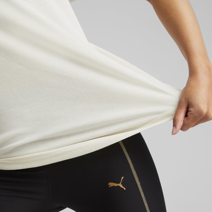 Deco Glam Kortermet Treningsskjorte For Kvinner Puma På Tilbud Uberørt