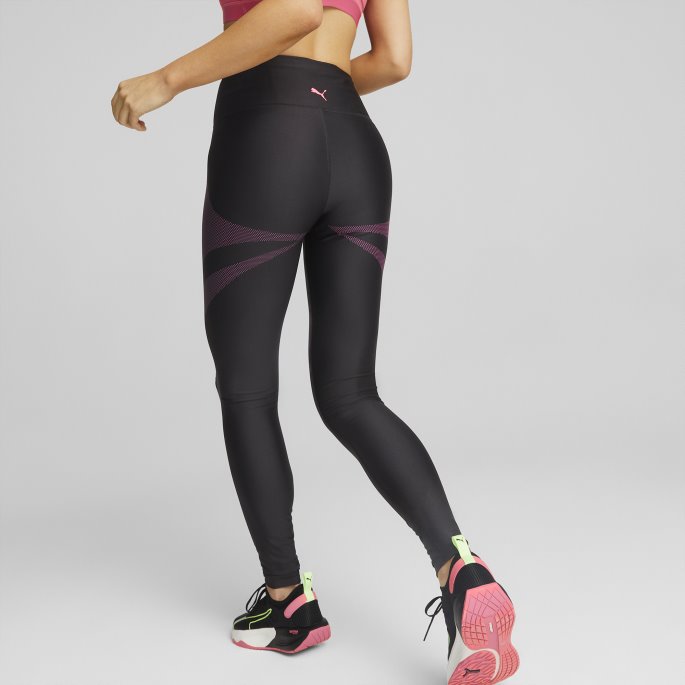 Svart-solnedgang Rosa Eversculpt Høy Midje Full Lengde Treningsleggings Kvinner Puma På Tilbud