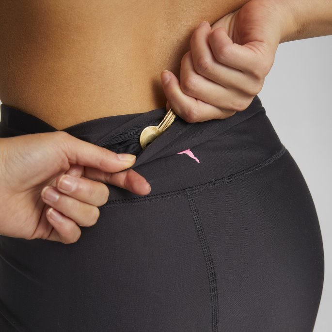 Svart-solnedgang Rosa Eversculpt Høy Midje Full Lengde Treningsleggings Kvinner Puma På Tilbud
