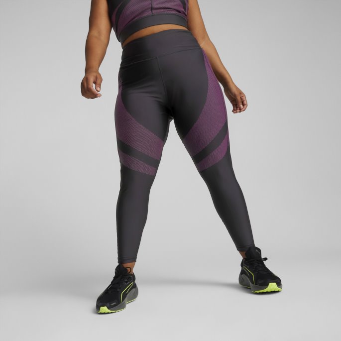 Svart-solnedgang Rosa Eversculpt Høy Midje Full Lengde Treningsleggings Kvinner Puma På Tilbud