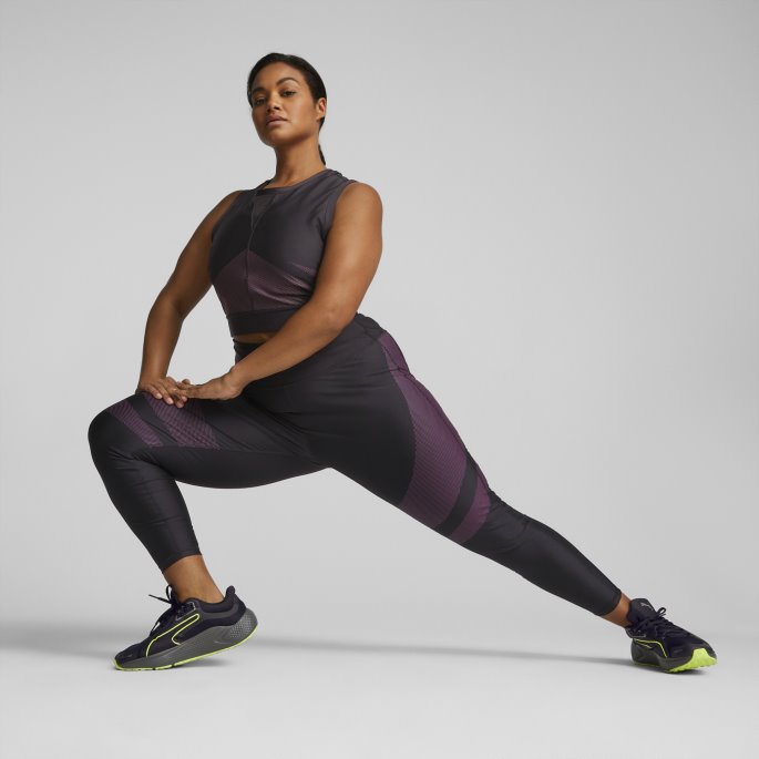 Svart-solnedgang Rosa Eversculpt Trenings-topp Puma For Kvinner På Salg