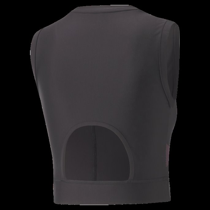 Puma På Tilbud Svart-solnedgang Rosa Eversculpt Fitted Treningsgenser For Kvinner