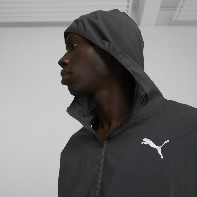 Puma På Tilbud Plcd Løpejakke Med Hette Herre Sort
