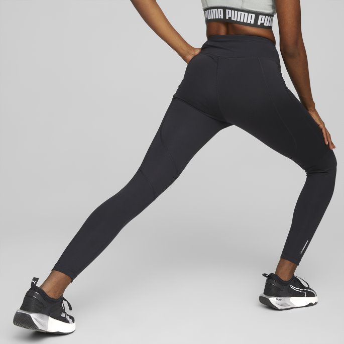 Puma På Tilbud Favorittlogo Høy Midje 7-8 Treningsleggings Dame Svart