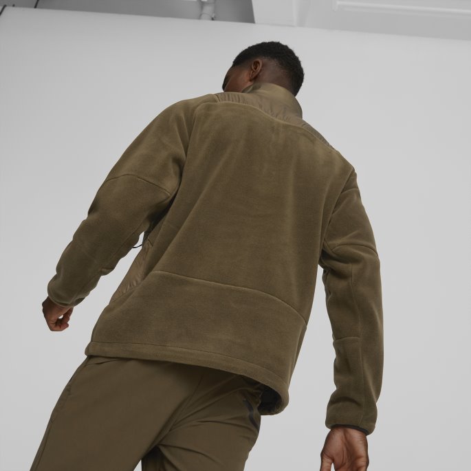 Seasons Fleece Løpegenser Herre Dyp Oliven Puma På Tilbud