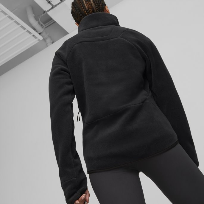 Black Seasons Helglidelås Fleece Dame Puma På Tilbud