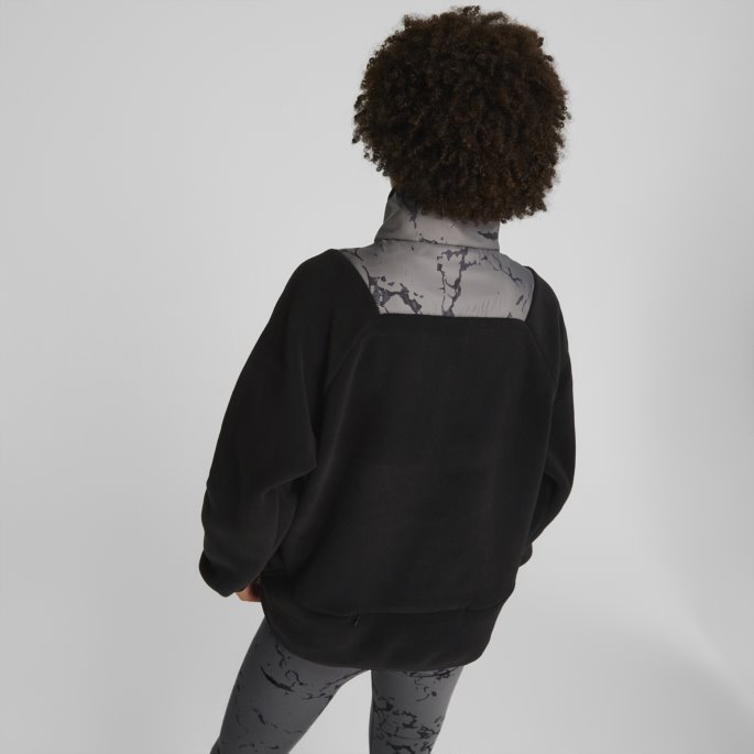 årstider Fleece Løpegenser Kvinner Puma På Tilbud Black-castlerock