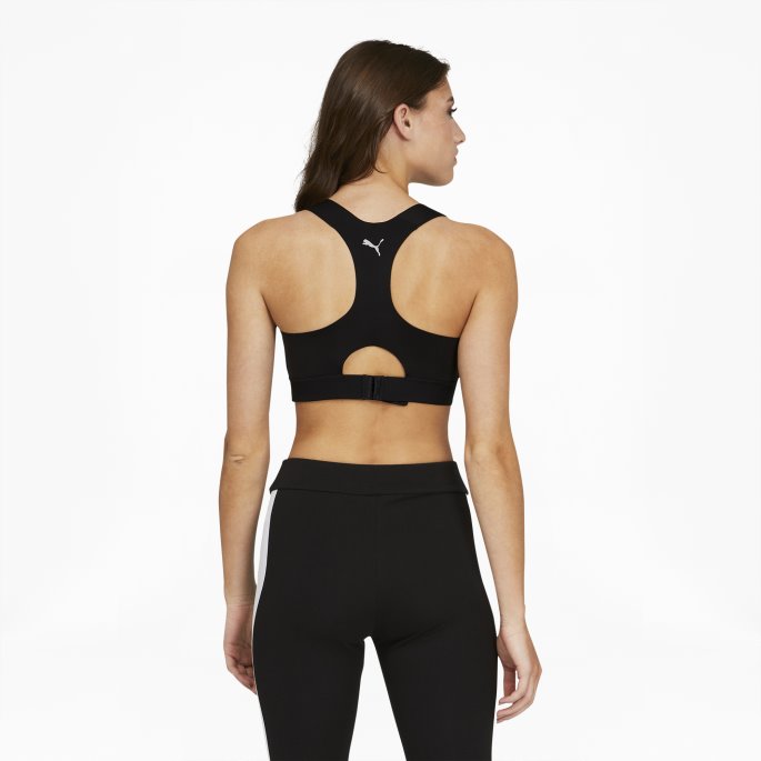 Effektfull Elite Sports-bh For Kvinner Puma På Tilbud Svart