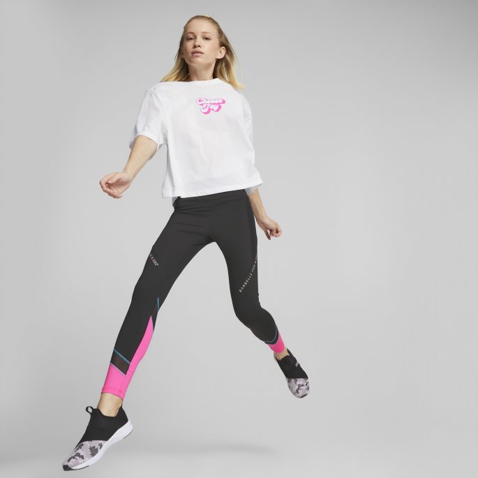 Puma På Tilbud X Vektstang For Pupper Kvinners Trening Crop Top Hvit