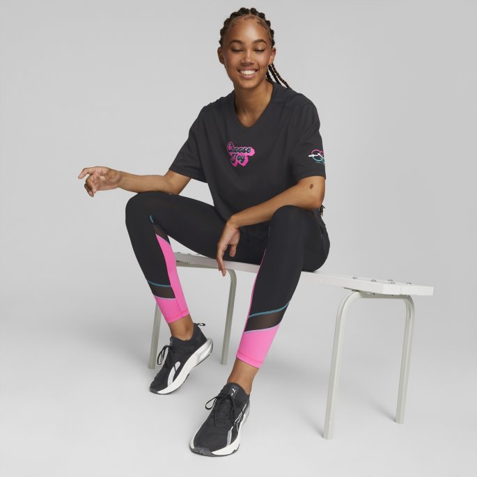 Puma På Tilbud X Vektstang For Pupper Kvinners 7-8 Treningsleggings Svart