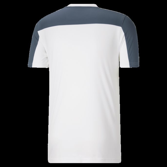 Puma På Tilbud Passform Logo Herre Treningsskjorte Hvit