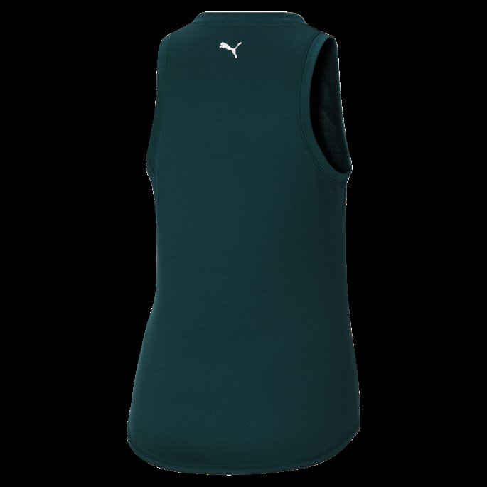 Puma På Tilbud Passform Logo Treningsgenser For Kvinner Varsity Green