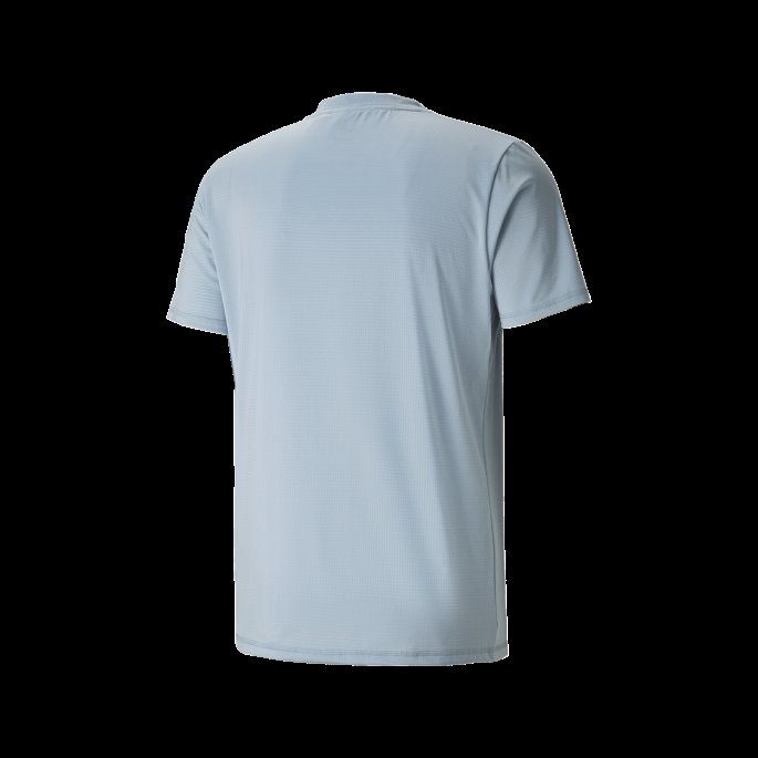 Puma På Tilbud X First Mile Graphic Running Tee Menn Blå Vask