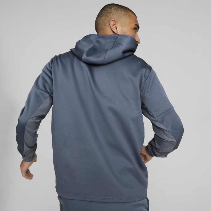 Puma På Tilbud Fit Pwrfleece Menn Trening Hettegenser Kveldshimmel
