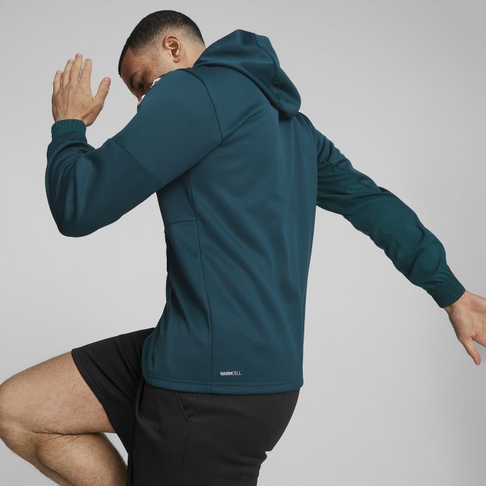 Puma På Tilbud Passform Pwrfleece Trenings-hettegenser For Menn Varsity Grønn