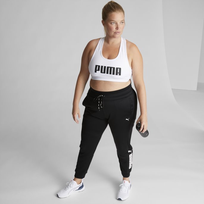 Puma På Tilbud Passer Tech Strikket Treningsbukser For Kvinner Pl Svart