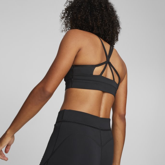 Puma På Tilbud X Pamela Reif Strappy Racer Sports-bh Kvinner Svart