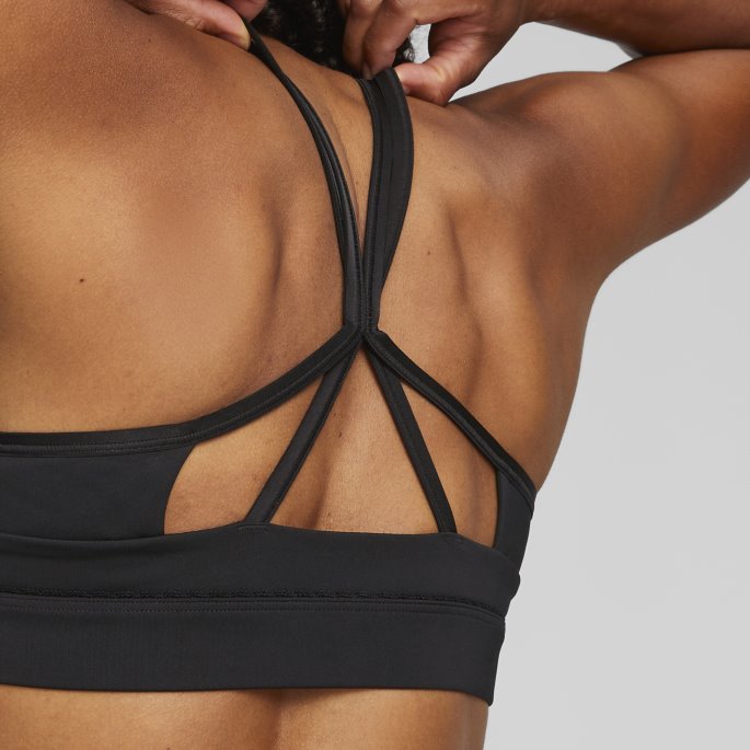 Puma På Tilbud X Pamela Reif Strappy Racer Sports-bh Kvinner Svart