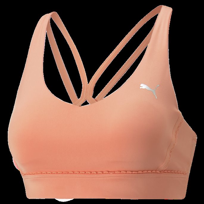Puma På Tilbud X Pamela Reif Strappy Racer Sports-bh Kvinner Brent Korall