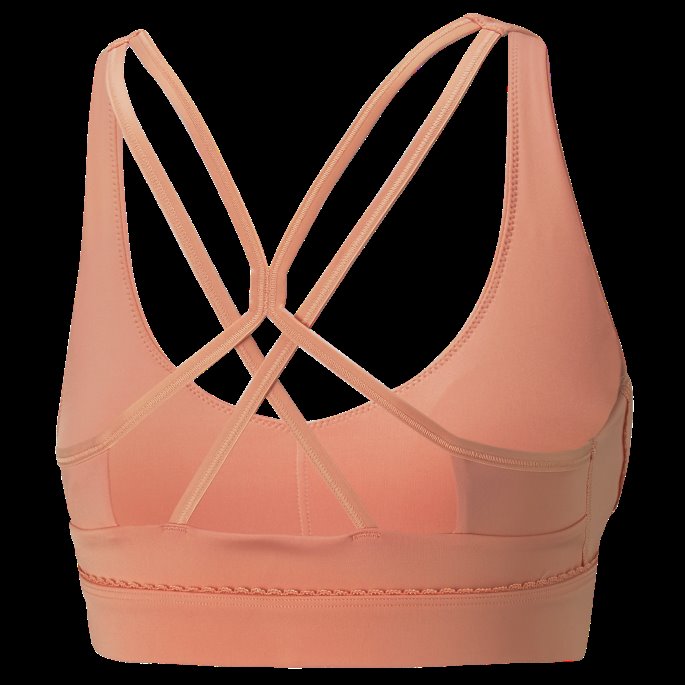 Puma På Tilbud X Pamela Reif Strappy Racer Sports-bh Kvinner Brent Korall