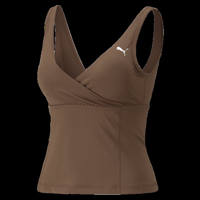 Puma På Tilbud X Pamela Reif Contour Trening Topp Kvinner Pinecone