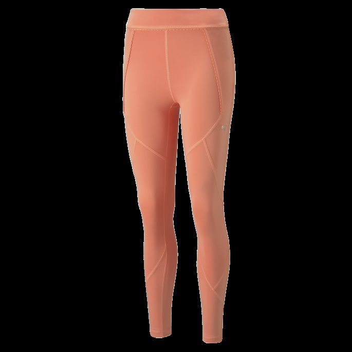 Puma På Tilbud X Pamela Reif Kamskjell Kontur Trening Leggings Kvinner Brente Koraller