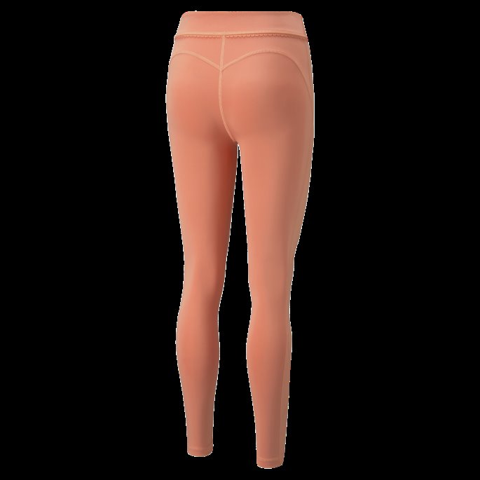 Puma På Tilbud X Pamela Reif Kamskjell Kontur Trening Leggings Kvinner Brente Koraller