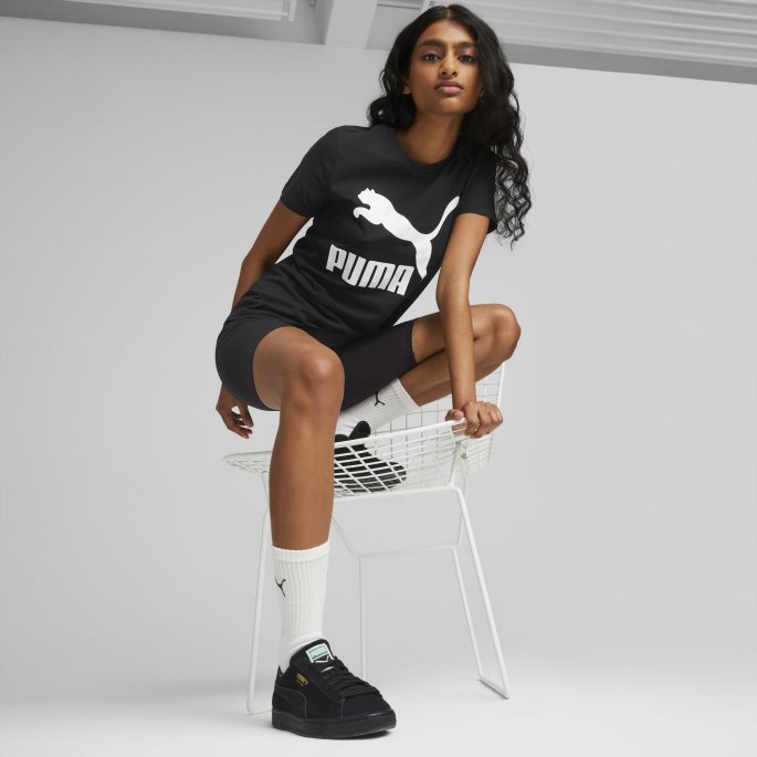 Svart Puma På Tilbud Klassisk Logo For Damer