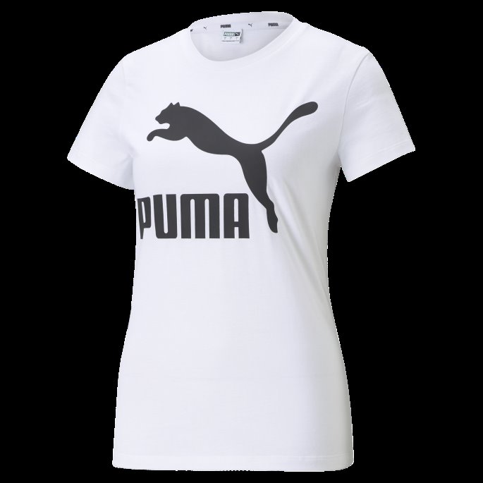 Hvit Puma På Salg Classics Logo Damet-skjorte
