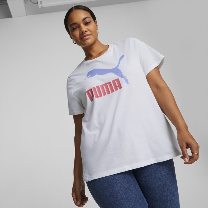 Hvit-lavendel Popklassikere Logo For Damer Puma På Salg