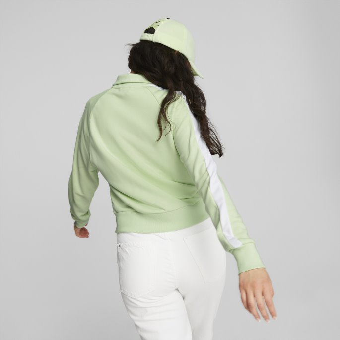Ikonisk T7 Treningsjakke For Kvinner Pistachio Puma På Salg