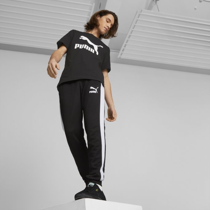 Classics Logo T-skjorte For Menn Svart Puma På Salg