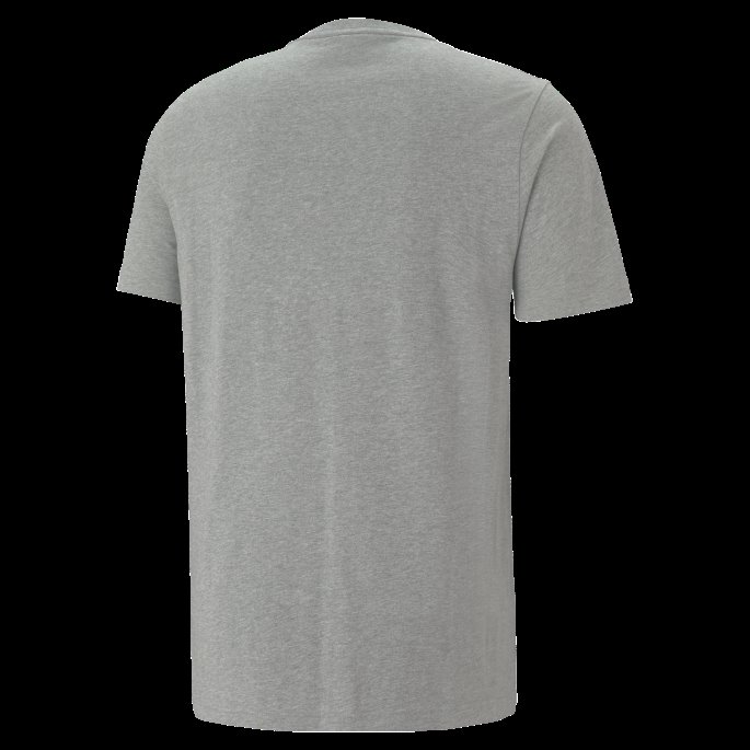 Puma På Tilbud Classics Logo T-skjorte For Menn Mellomgrå Lyng
