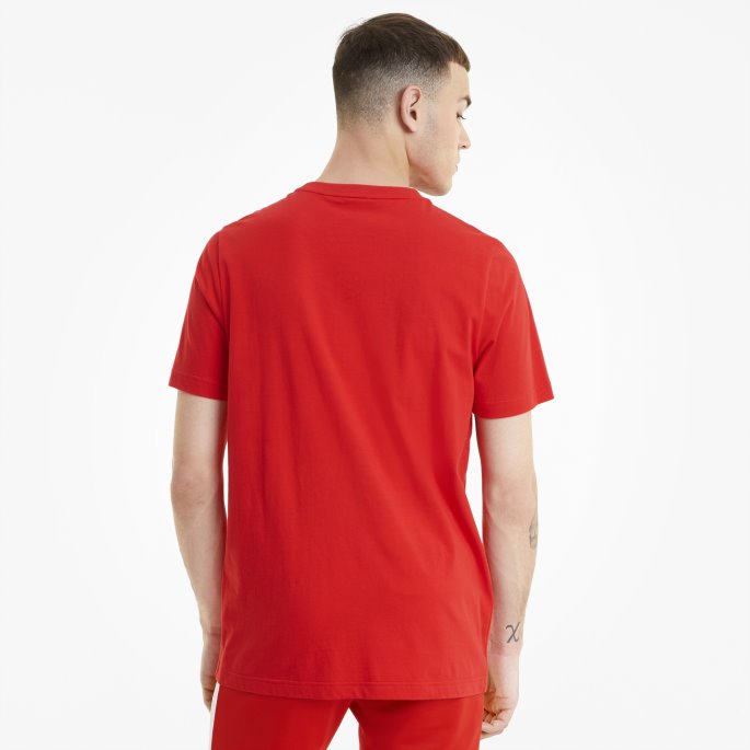 Puma På Salg Høyrisiko Rød Klassikere Logo T-skjorte For Menn