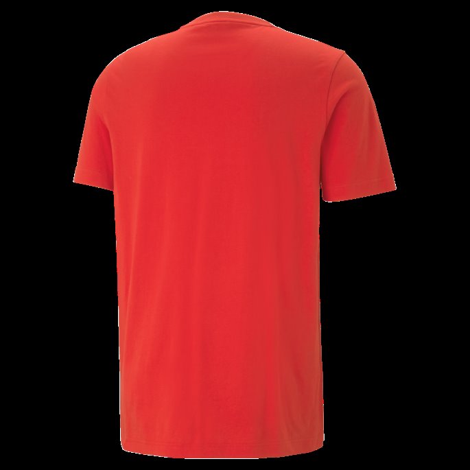 Classics Herre Logo T-skjorte Puma På Salg Høyrisiko Rød