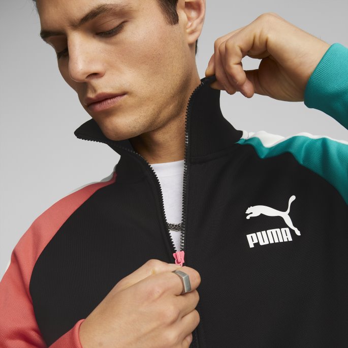 Black-fandom Puma På Tilbud Ikonisk T7 Treningsjakke For Menn