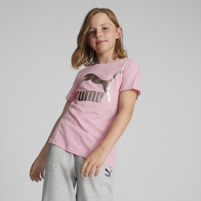 Prisme Rosa Puma På Salg Classics Logo Ungdomst-skjorte