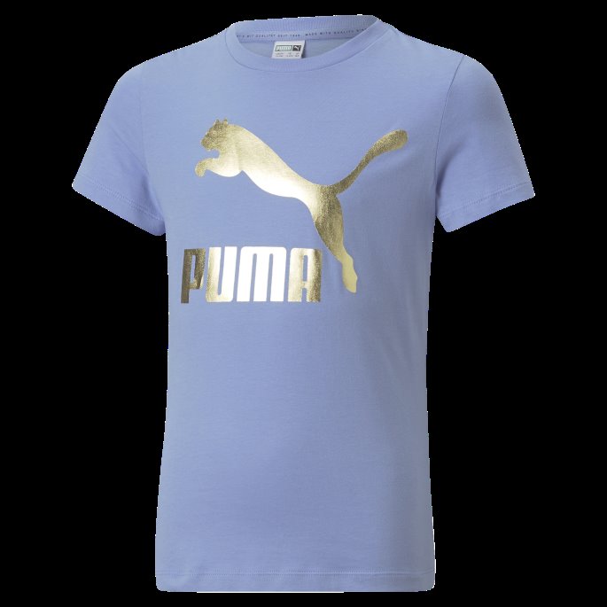 Classics Logo Ungdomst-skjorte Lavendar Pop Puma På Salg
