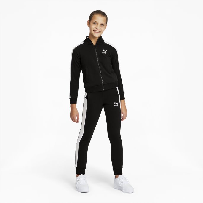 Black Classics T7 Treningsjakke For Jenter Puma På Salg