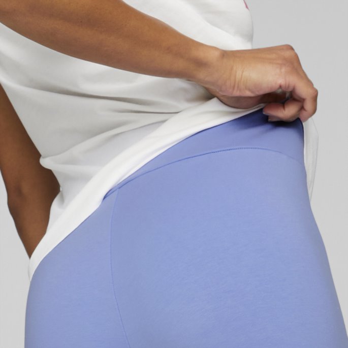 Puma På Tilbud Lavendar Popklassikere Korte Leggings For Kvinner