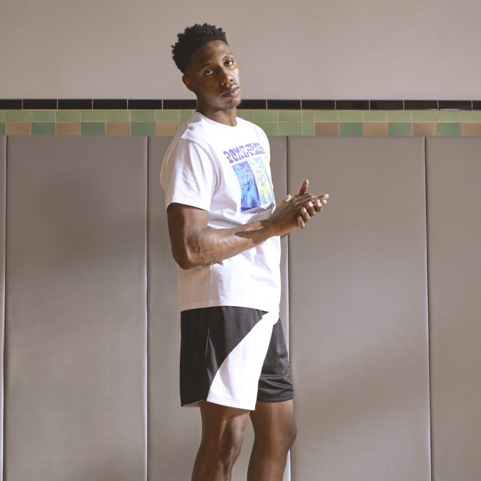 Svart Flare Basketballshorts For Menn Puma På Salg