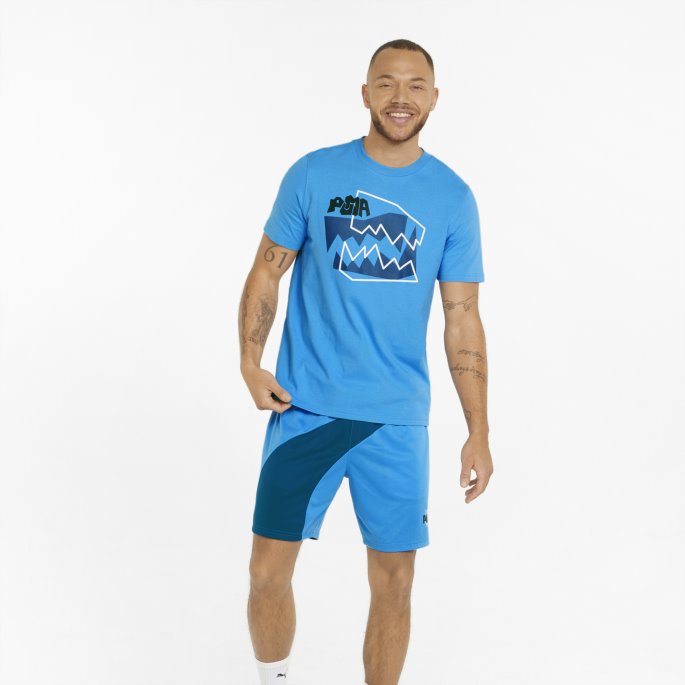 Flare Basketballshorts For Menn Ocean Dive Puma På Salg