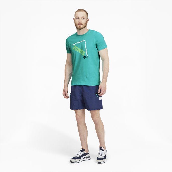 Puma På Tilbud Bøyler Herre T-skjorte Elektro Basseng