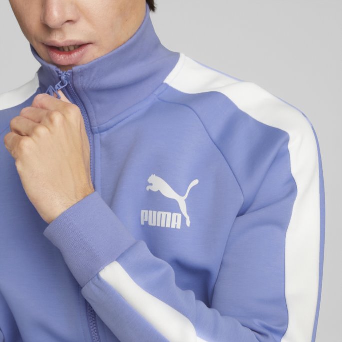 Lavendar Pop Puma På Tilbud Ikonisk T7 Dobbelstrikket Treningsjakke For Menn