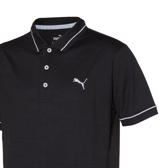 Svart Lynghøy Puma På Tilbud Skyspunnet Monarch Golfpoloskjorte For Menn