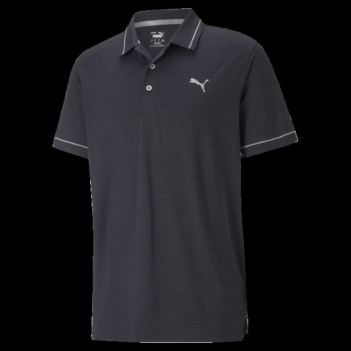 Puma På Tilbud Svart Lynghøy Skyspunnet Monarch Golfpoloskjorte For Menn