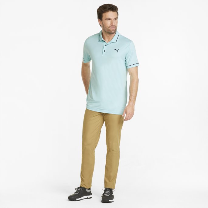 Skyspunnet Monarch Herre Golf Poloskjorte Puma På Tilbud Engel Blå-marine Blazer