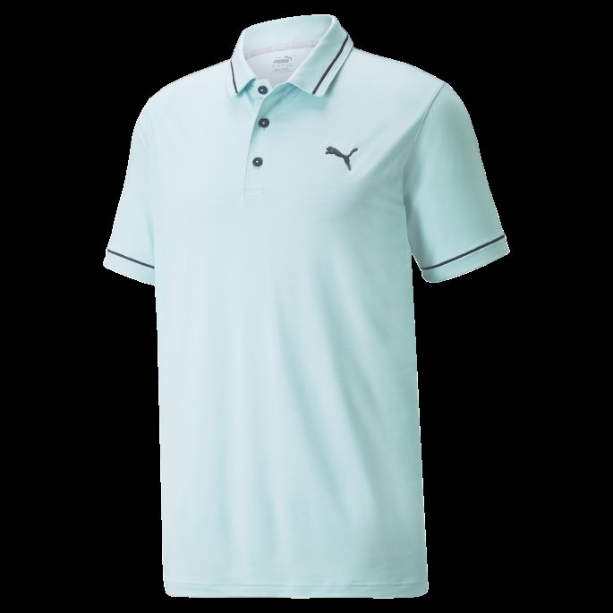 Skyspunnet Monarch Herre Golf Poloskjorte Puma På Tilbud Engel Blå-marine Blazer